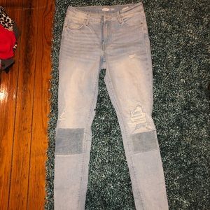 Old Navy Ripped/Patch Work Jeans